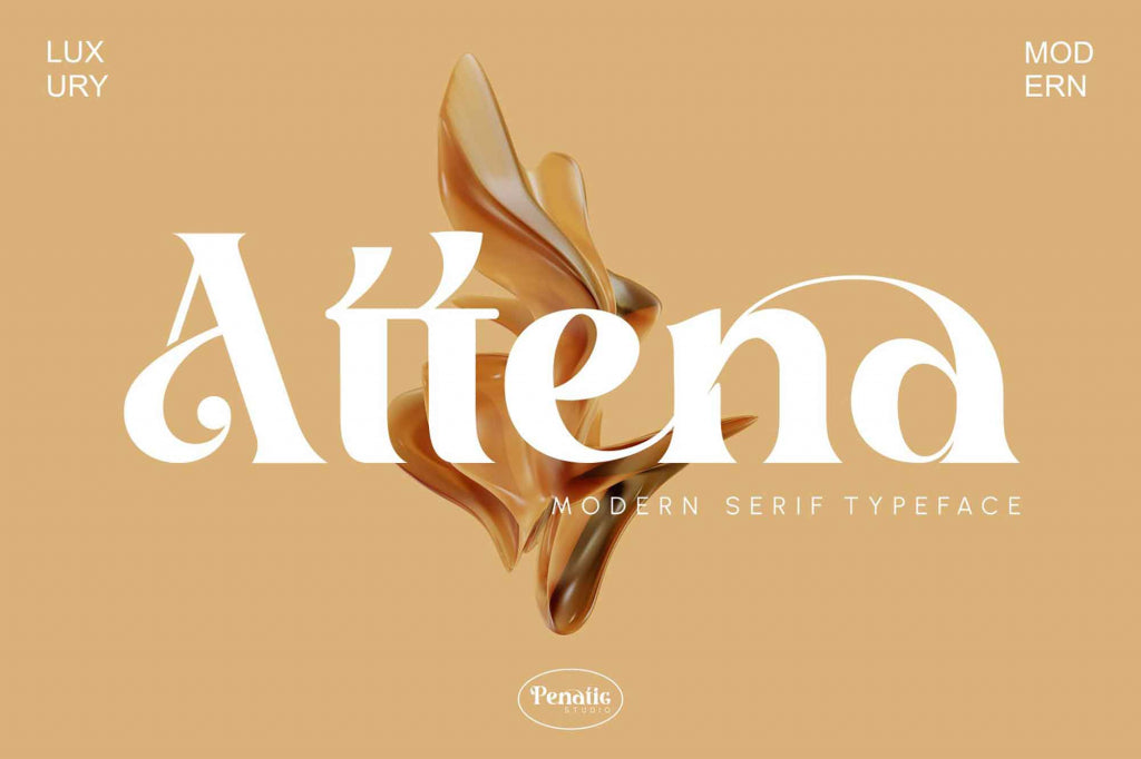 Attena Modern Serif Typeface